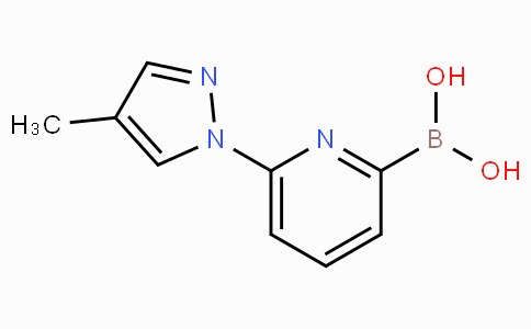 6-(4-Methyl-1H-pyrazol-1-yl)pyridine-2-boronicacid