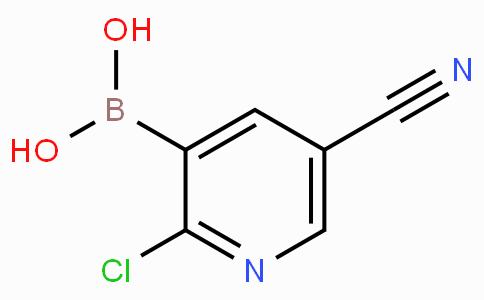 2-Chloro-5-cyanopyridine-3-boronicacid
