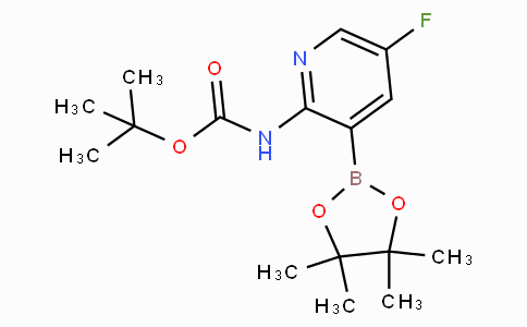 2-tert-Butyloxycarbonylamino-5-fluoropyridine-3-boronicacidpinacolester
