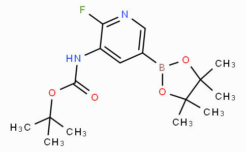 3-tert-Butyloxycarbonylamino-2-fluoropyridine-5-boronicacidpinacolester