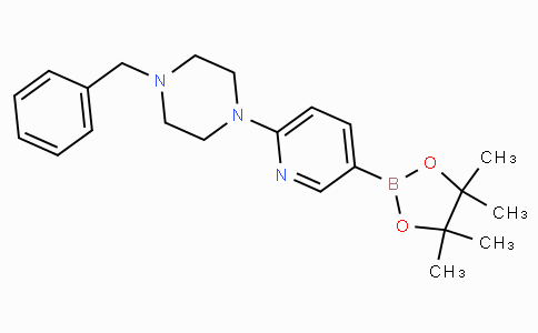 6-(4-Benzylpiperazin-1-yl)pyridine-3-boronicacidpinacolester