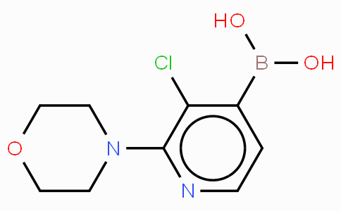 3-Chloro-2-(4-morpholino)pyridine-4-boronicacid