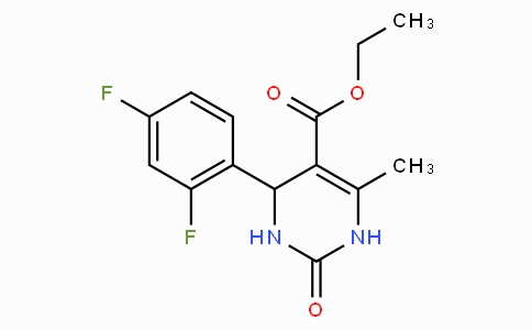 Ethyl 4-(2,4-difluorophenyl)-6-methyl-2-oxo-1,2,3,4-tetrahydro-5-pyrimidinecarboxylate
