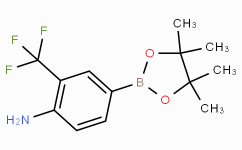 4-(4,4,5,5-tetramethyl-1,3,2-dioxaborolan-2-yl)-2-(trifluoromethyl)aniline