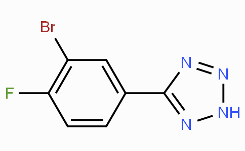 5-(3-Bromo-4-fluorophenyl)-2H-tetrazole