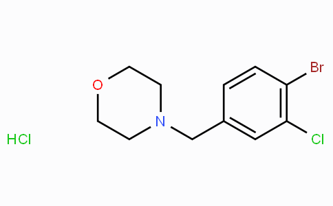 4-[(4-Bromo-3-chlorophenyl)methyl]-morpholine hydrochloride