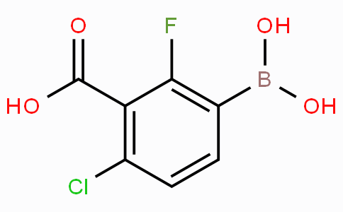 3-Carboxy-4-chloro-2-fluorophenylboronic acid