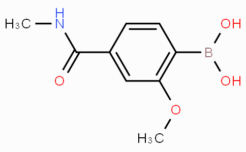 4-（甲基氨基甲酰基）-2-甲氧基苯基硼酸