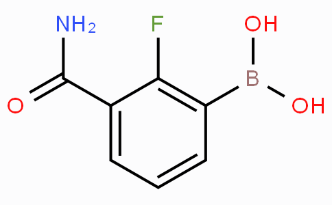 3-氨基羰基-2-氟苯基硼酸