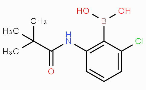 2-（叔丁基羰基氨基）-6-氯苯基硼酸