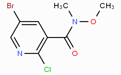 5-Bromo-2-chloro-N-methoxy-N-methylnicotinamide