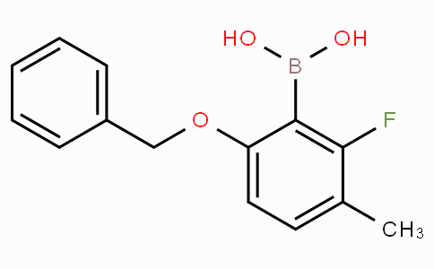 6-苄氧基-2-氟-3-甲基苯基硼酸