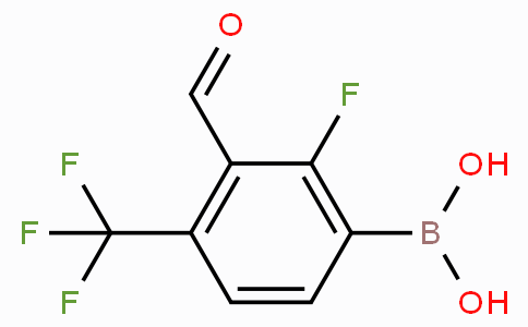 2-氟-3-甲酰基-4-（三氟甲基）苯基硼酸