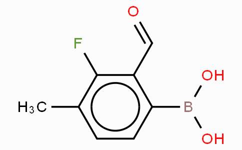 3-Fluoro-2-formyl-4-methylphenyboronic acid