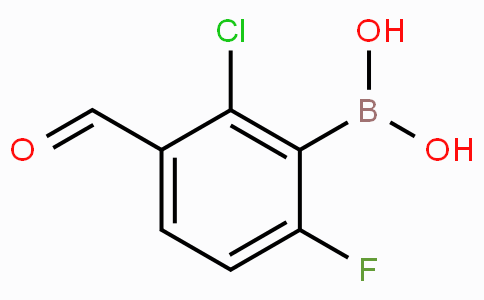 2-氯-6-氟-3-甲酰基苯基硼酸