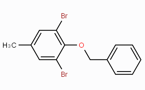 1,3-Dibromo-5-methyl-2-(phenylmethoxy)- benzene