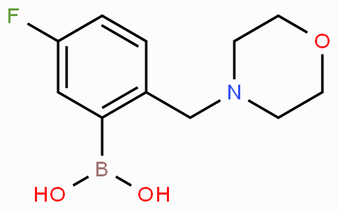 [5-Fluoro-2-(morpholin-4-ylmethyl)phenyl]boronic acid