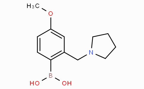 4-Methoxy-2-(pyrrolidin-1-ylmethyl)phenylboronic acid