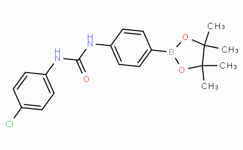 (4-(3-(4-Chlorophenyl)ureido)phenyl)boronic acid pinacol ester