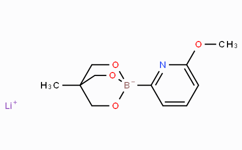 Llithium 1-(6-methoxypyridin-2-yl)-4-methyl-2,6,7-trioxa-1-borabicyclo[2.2.2]octan-1-uide