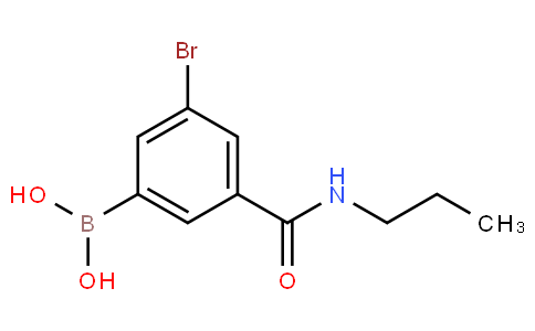 5-Bromo-3-(N-propylaminocarbonyl)phenylboronic acid