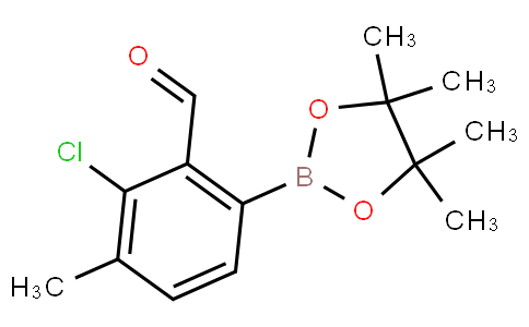 3-Chloro-2-formyl-4-methylphenylboronic acid pinacol ester