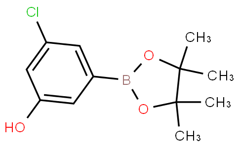 3-Chloro-5-hydroxyphenylboronic acid pinacol ester