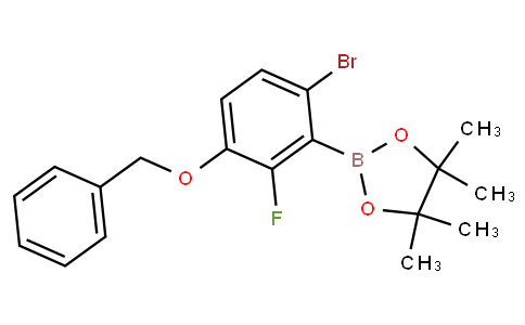 3-(Benzyloxy)-6-bromo-2-fluorophenylboronic acid pinacol ester