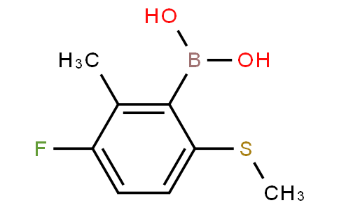 3-Fluoro-2-methyl-6-(methylthio)phenylboronic acid