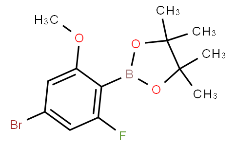 4-Bromo-2-fluoro-6-methoxyphenylboronic acid pinacol ester