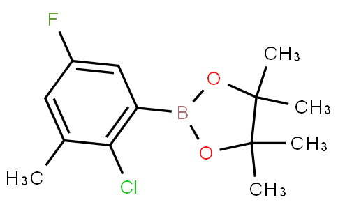2-Chloro-5-fluoro-3-methylphenylboronic acid pinacol ester