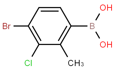 4-Bromo-3-chloro-2-methylphenylboronic acid