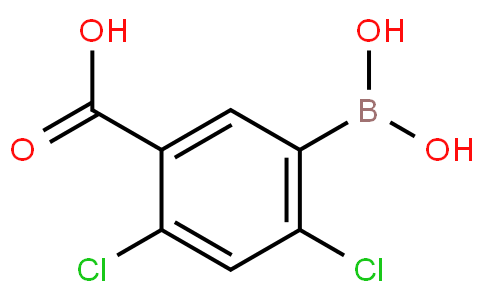 5-Carboxy-2,4-dichlorophenylboronic acid