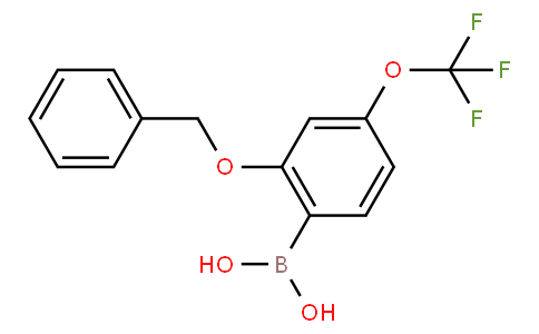 2-苄氧基-4-(三氟甲氧基)苯硼酸