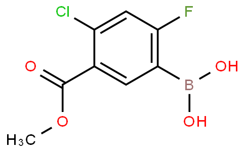 4-Chloro-2-fluoro-5-methoxycarbonylphenylboronic acid