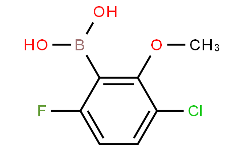 3-Chloro-6-fluoro-2-methoxyphenylboronic acid