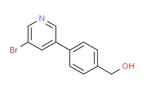 (4-(5-Bromopyridin-3-yl)phenyl)methanol