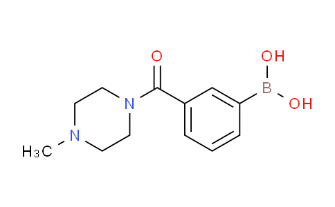 (3-(4-甲基哌嗪-1-羰基)苯基)硼酸
