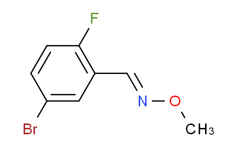 1-(2-Fluoro-5-bromophenyl)-N-methoxymethanimine