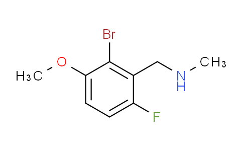 1-(2-Bromo-6-fluoro-3-methoxyphenyl)-N-methylmethanamine