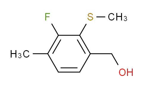 [3-Fluoro-4-methyl-2-(methylsulfanyl)phenyl]methanol