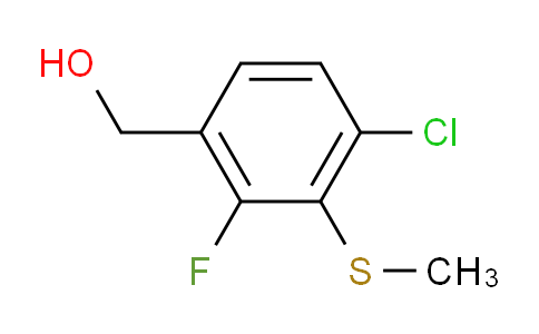[4-Chloro-2-fluoro-3-(methylsulfanyl)phenyl]methanol