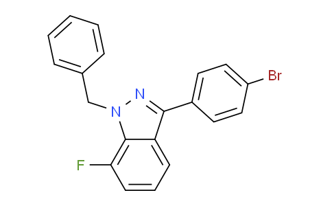 1-苄基-7-氟-3-(4-溴苯基)-1H-吲唑