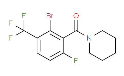 1-[2-Bromo-6-fluoro-3-(trifluoromethyl)benzoyl]piperidine