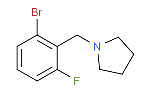 1-[(2-溴-6-氟苯基)甲基]吡咯烷