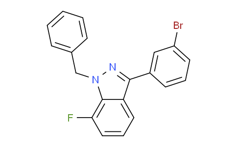 1-Benzyl-7-fluoro-3-(3-bromophenyl)-1H-indazole