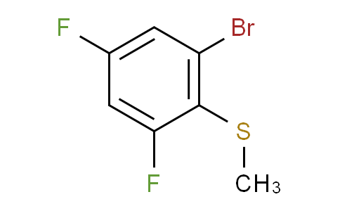 1-Bromo-3,5-difluoro-2-methylsulfanylbenzene