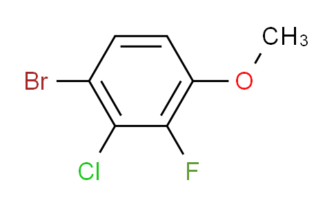 4-溴-3-氯-2-氟苯甲醚
