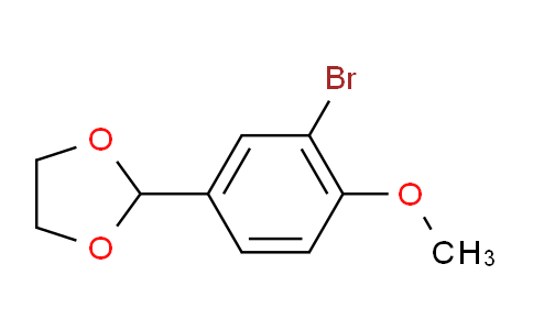 1-Bromo-5-(1,3-dioxolan-2-yl)-2-methoxybenzene