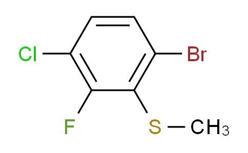 1-溴-4-氯-3-氟-2-(甲硫基)苯